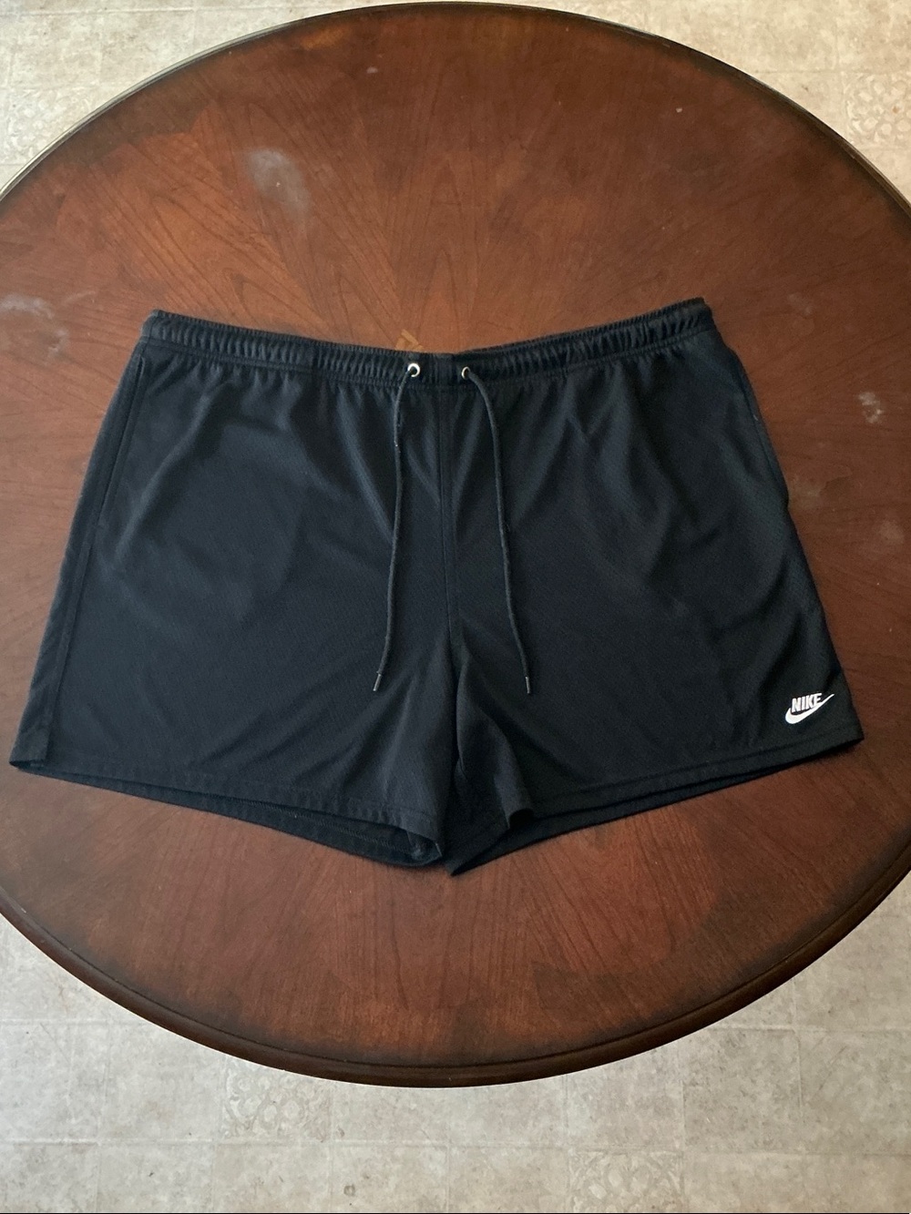 Nike Black - Athletic Shorts with Drawstring